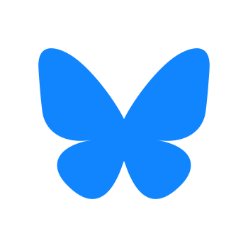 Bluesky Logo - a butterfly